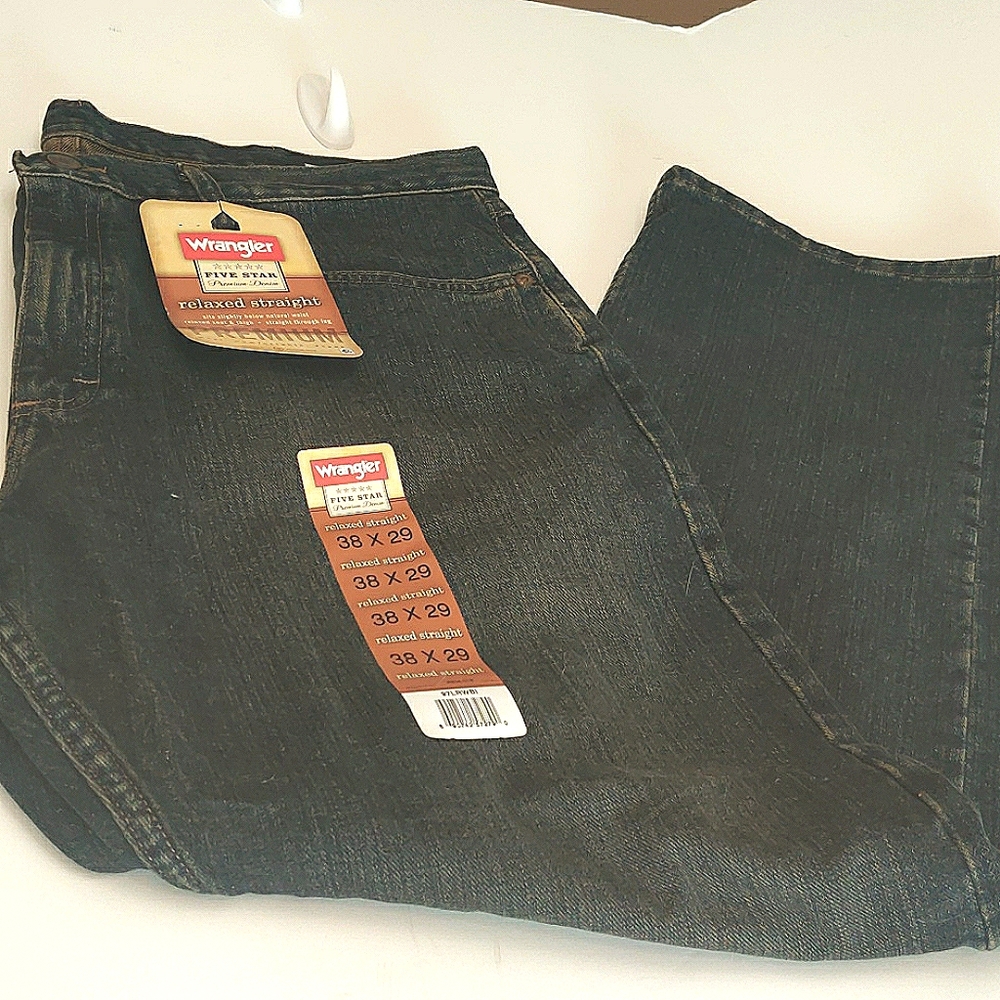 Wrangler ~ Five Star ~ Premium Denim ~ 38x29